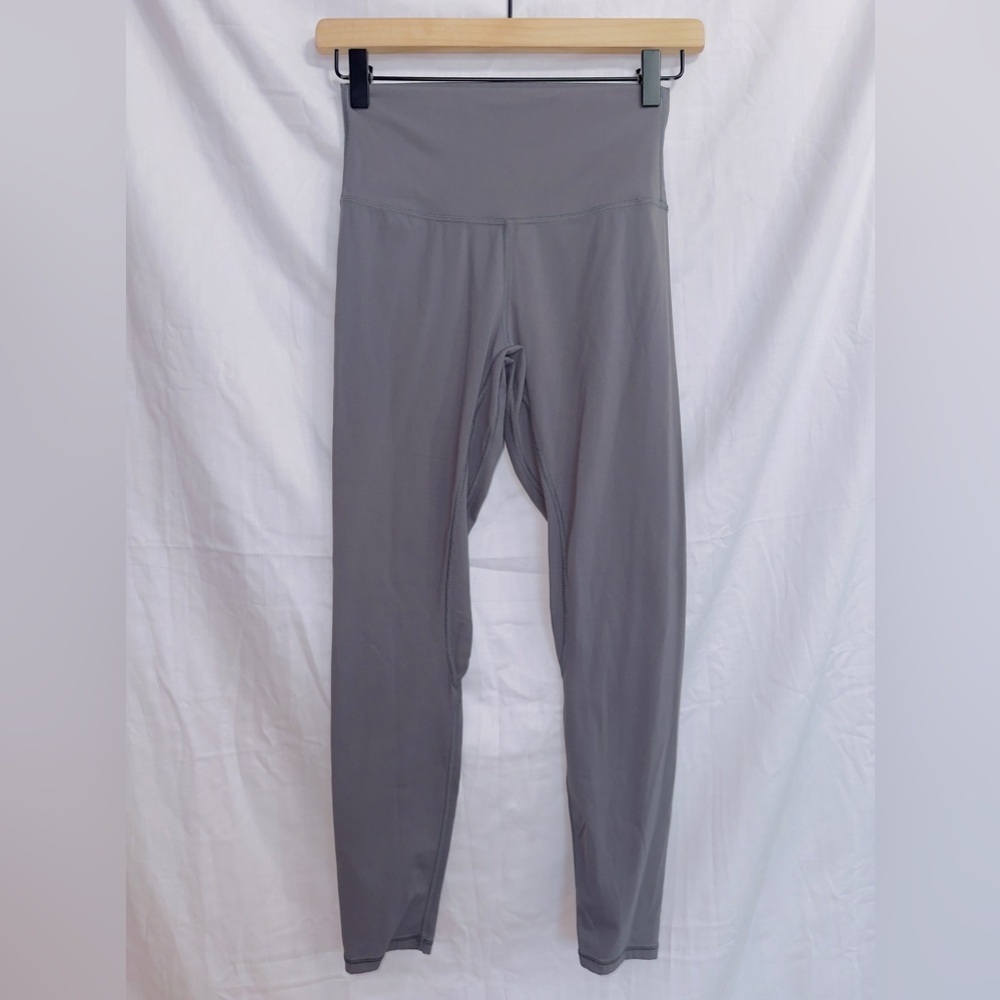 LAKI Active Gray High Waisted Ankle Length Leggings size small